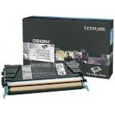Cartus toner Lexmark C524 black 8K high yield - C5242KH